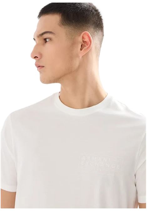 T-shirt regular fit in cotone mercerizzato con logo sul petto ARMANI EXCHANGE | T-shirt | 3DZTJH ZJ9AZ1116